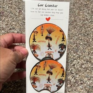 Anxiety Car Coasters